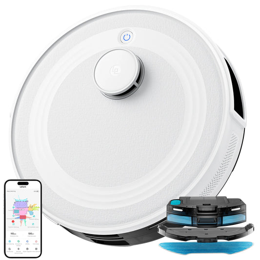 LEFANT M2 Robot Vacuum Cleaner with Mop, 5500Pa Suction and Laser Navigation