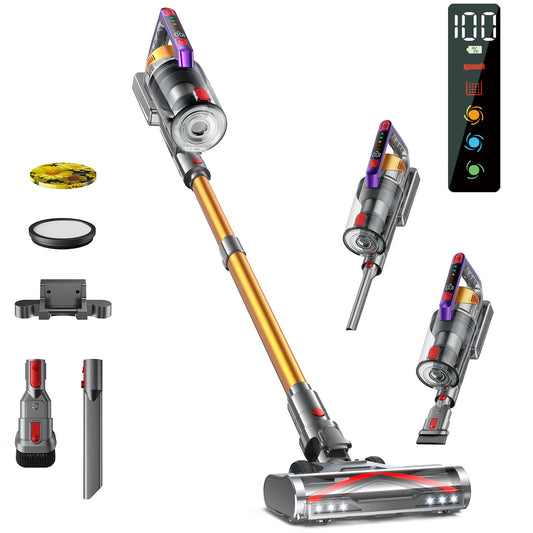 Kissof S17 Pro 550W/55KPA Cordless Vacuum Cleaner for Versatile Home Cleaning