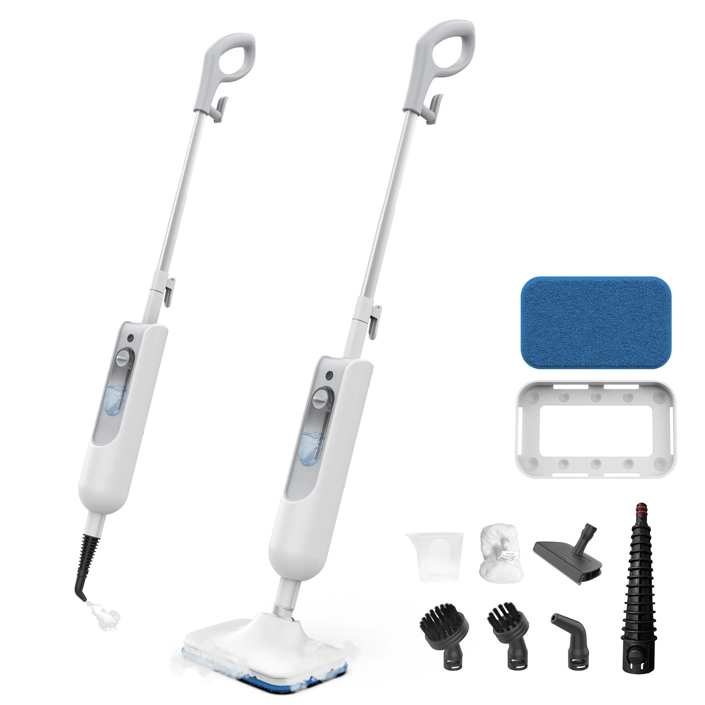 Balai vapeur puissant INSE F2 – Nettoyage haute température, réservoir de 360 ​​ml, aspirateur portatif amovible